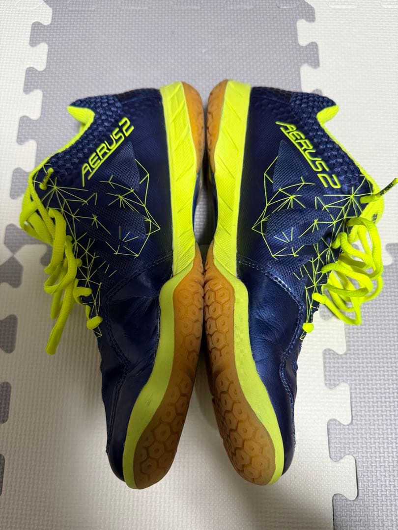 YONEX AERUS 2 ネイビー/イエロー バドミントンシューズ
