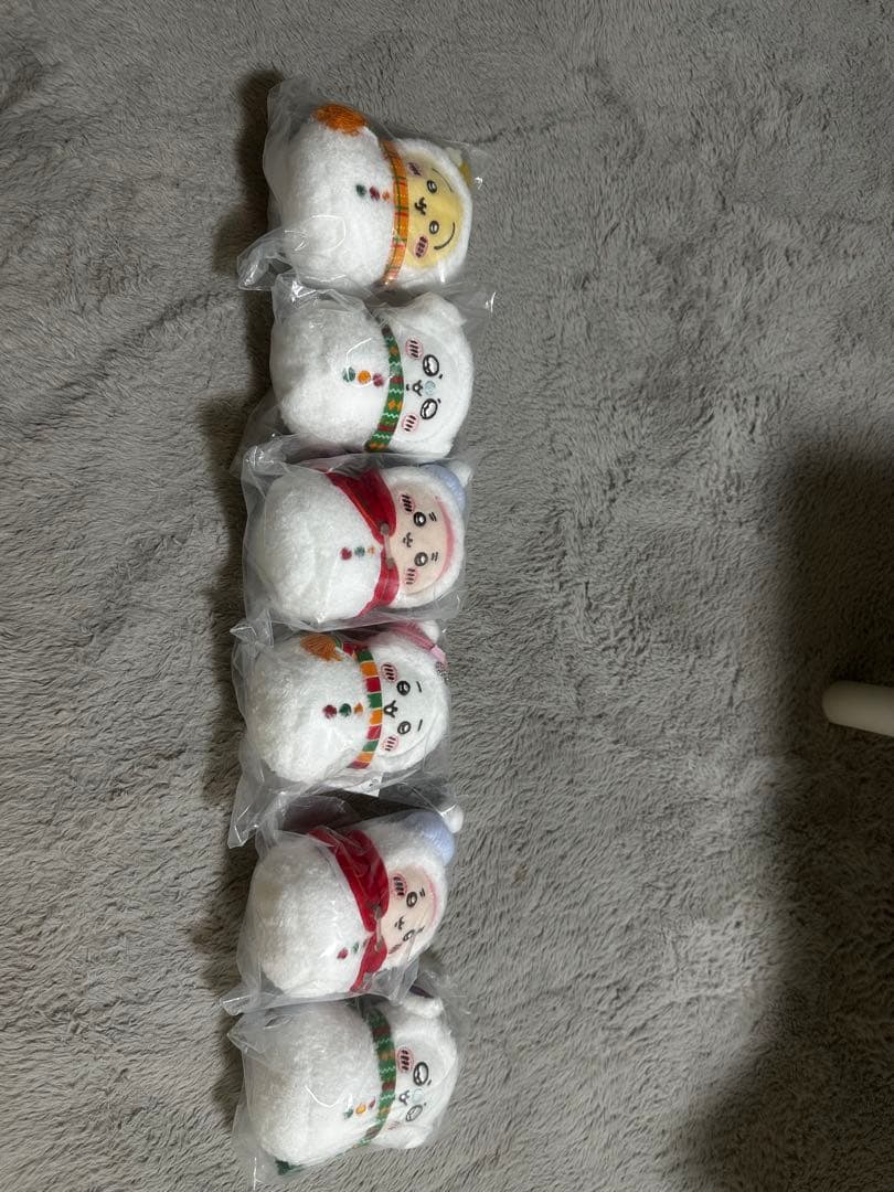 新品 ちいかわエニマイくじ 雪だるまぬいぐるみ 5.6体セット【小売可】