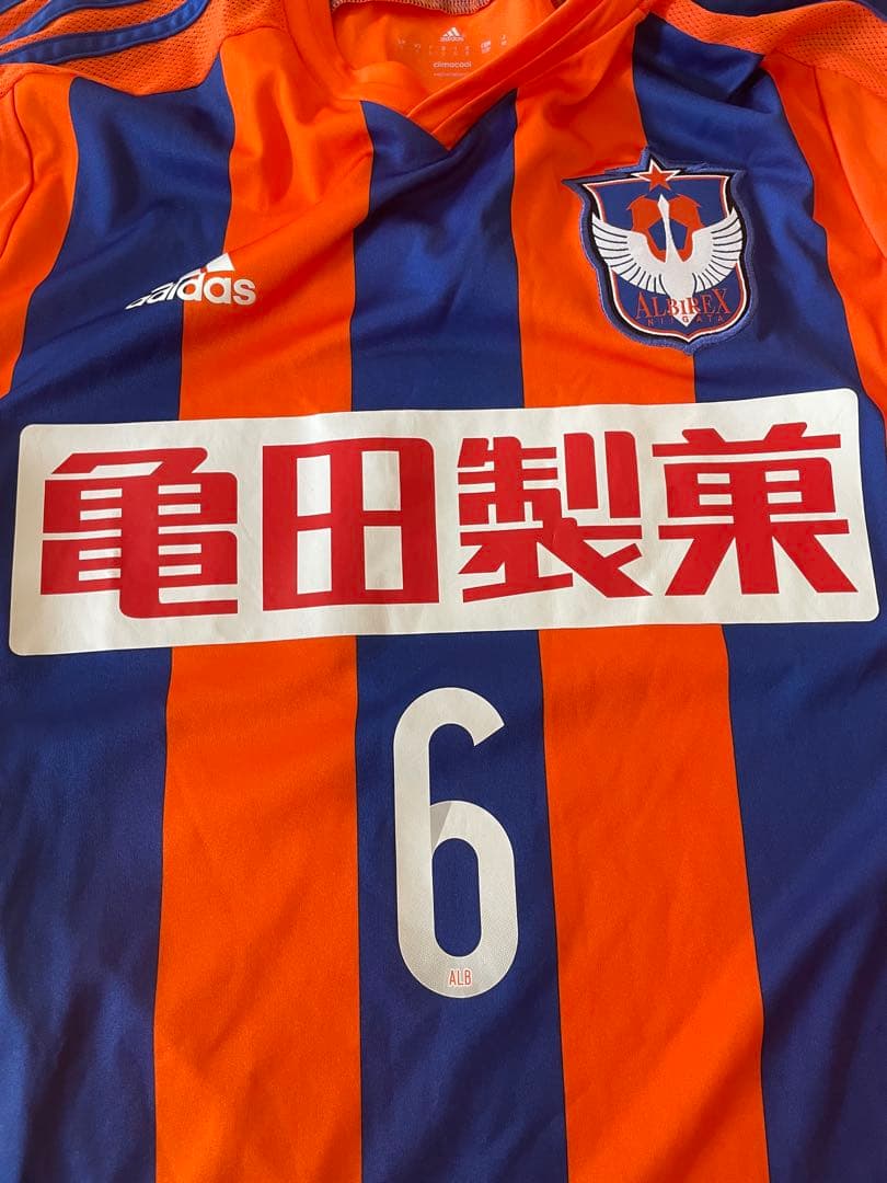 アディダスアルビレックス新潟サッカーユニフォーム15 16Jリーグ小林裕紀