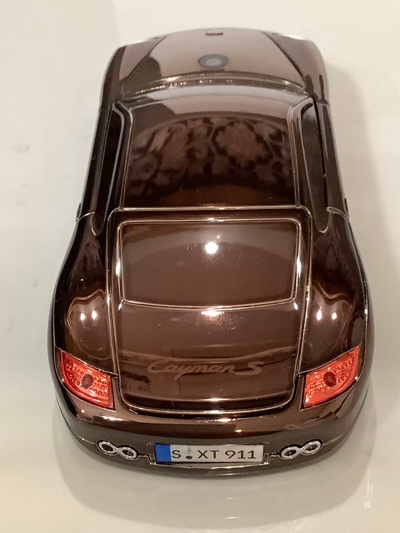 ポルシェ ブラウン CaymanSタイプ　ミニカー