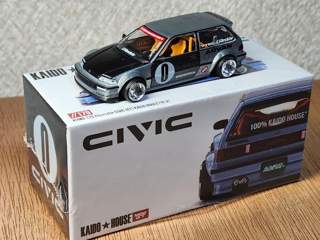 6*t様 街道ハウス　MINIGT チェイス品！EF CIVIC