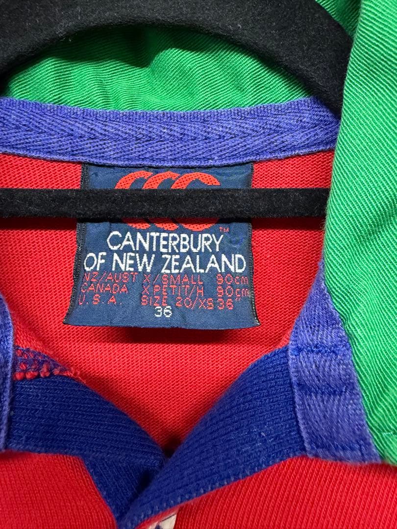CANterbury ラガーシャツ Sサイズ