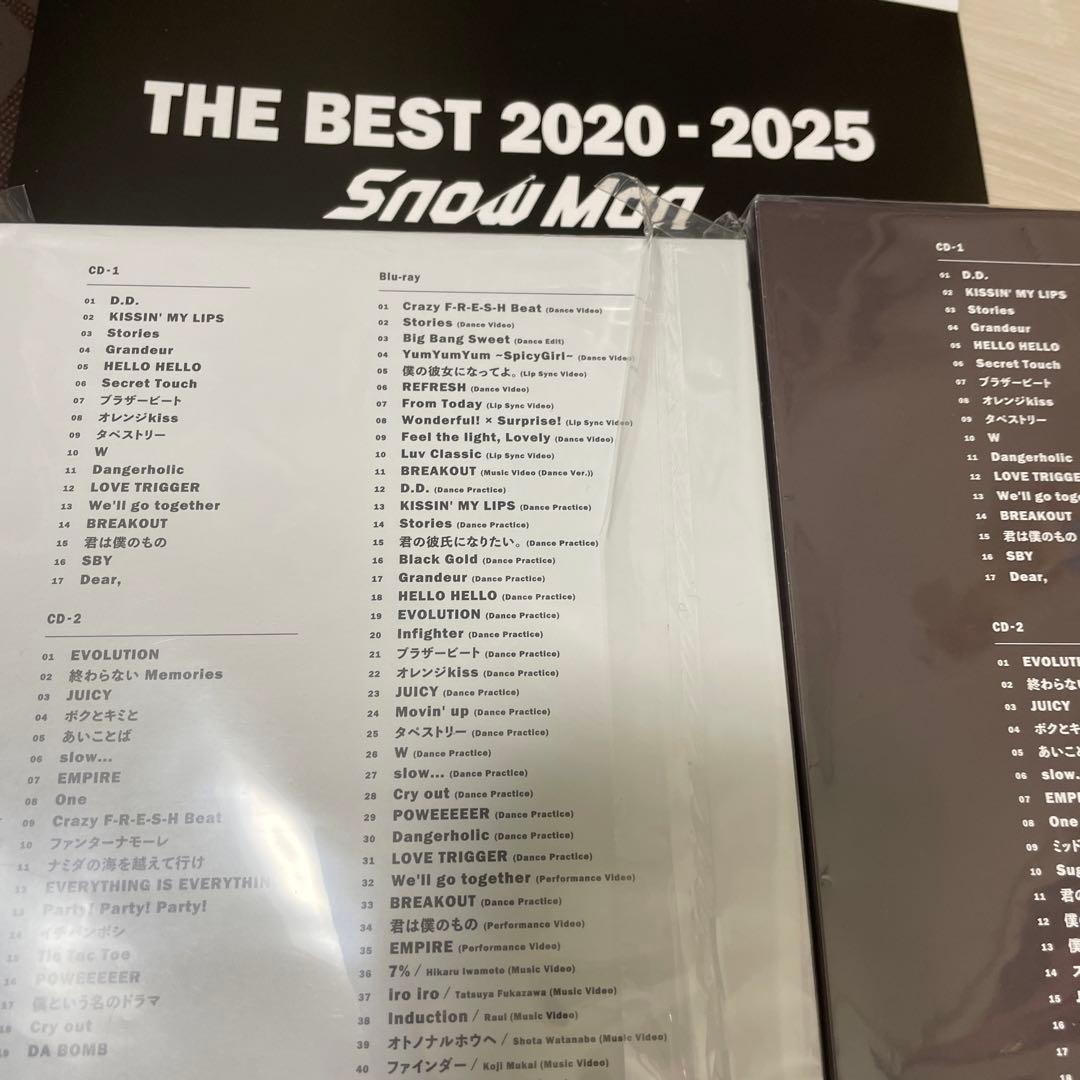 Man THE BEST2020-2025 3点セット 特典付き
