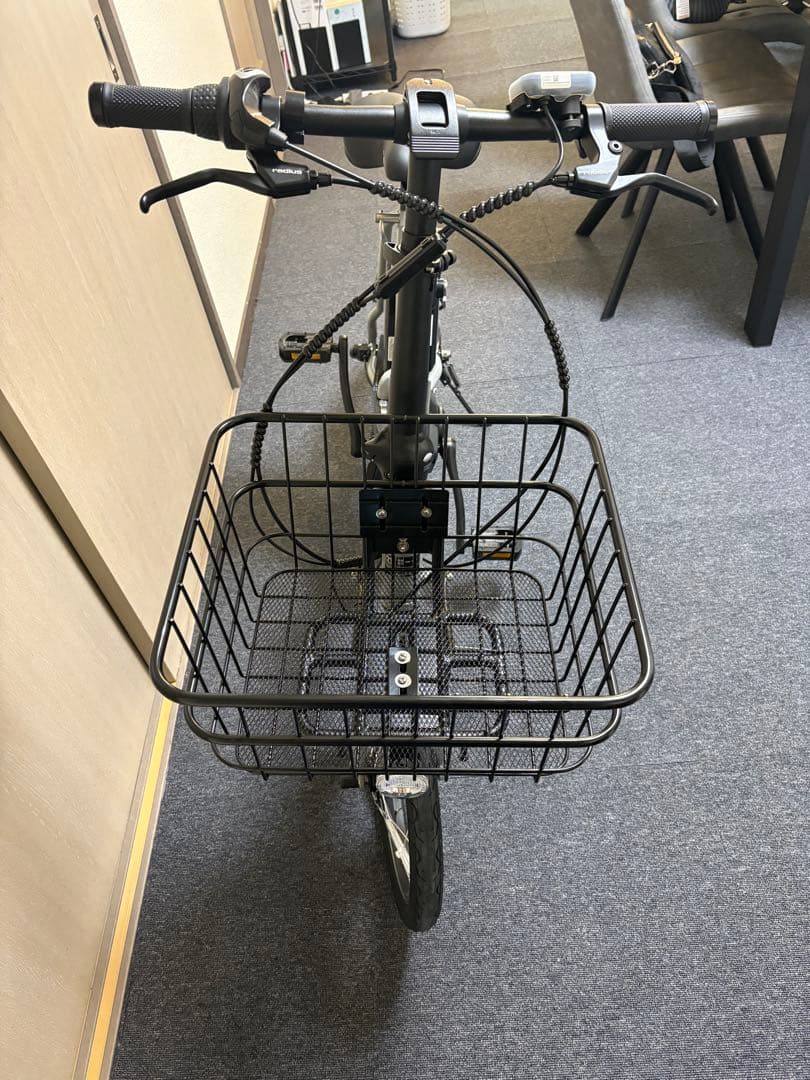 ほぼ新品 カゴ付き PELTECH X-MINI 折り畳み 電動アシスト自転車