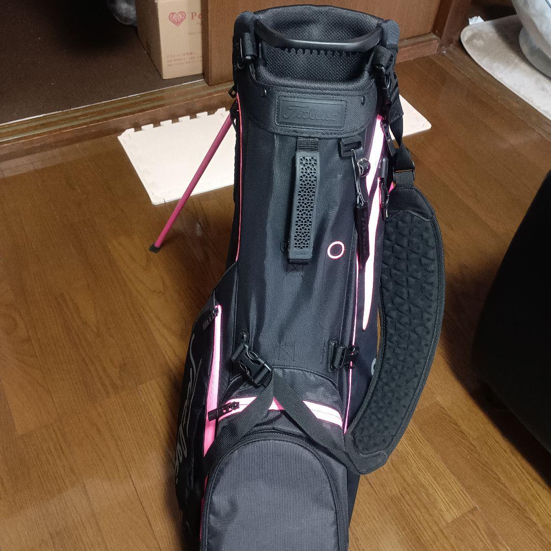 Titleist キャディバッグ ブラック/ピンク