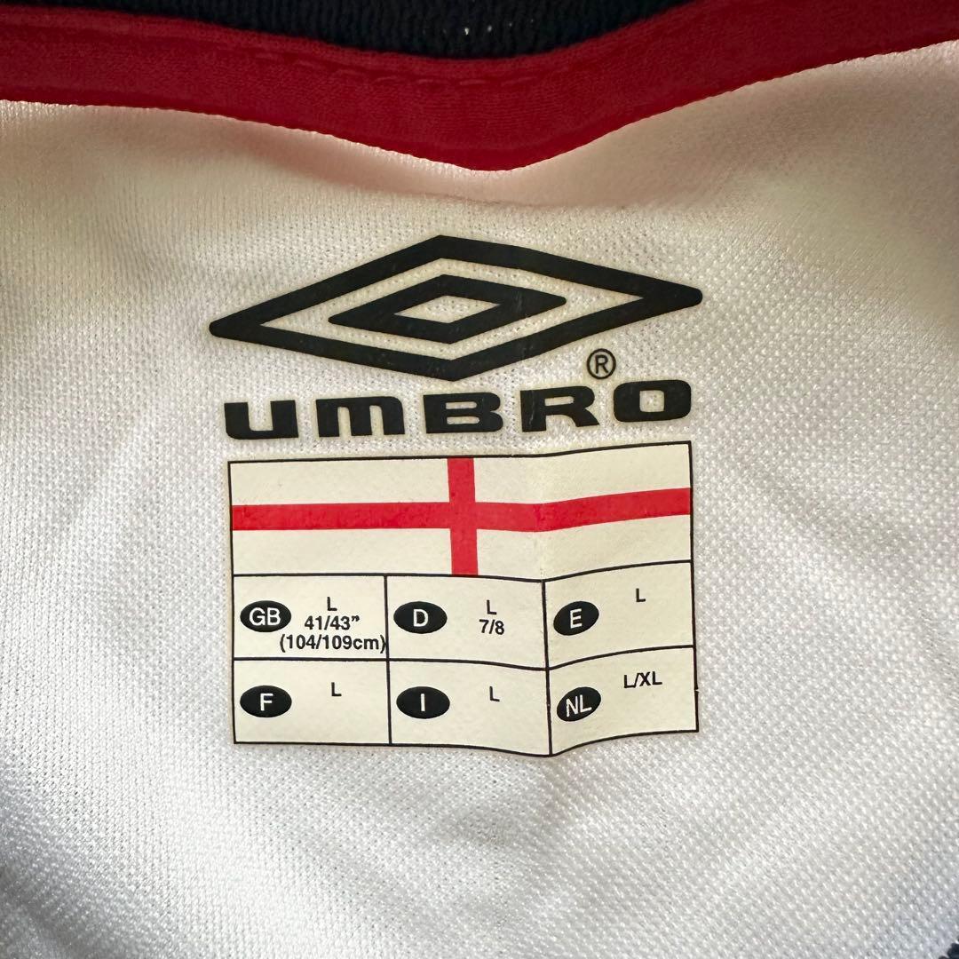 Umbro イングランド代表 ホワイトシャツ　L ほぼ未使用