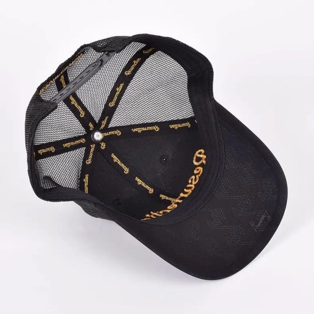 レザレクション GMエンボスメッシュキャップ / ブラックBE12CAP03