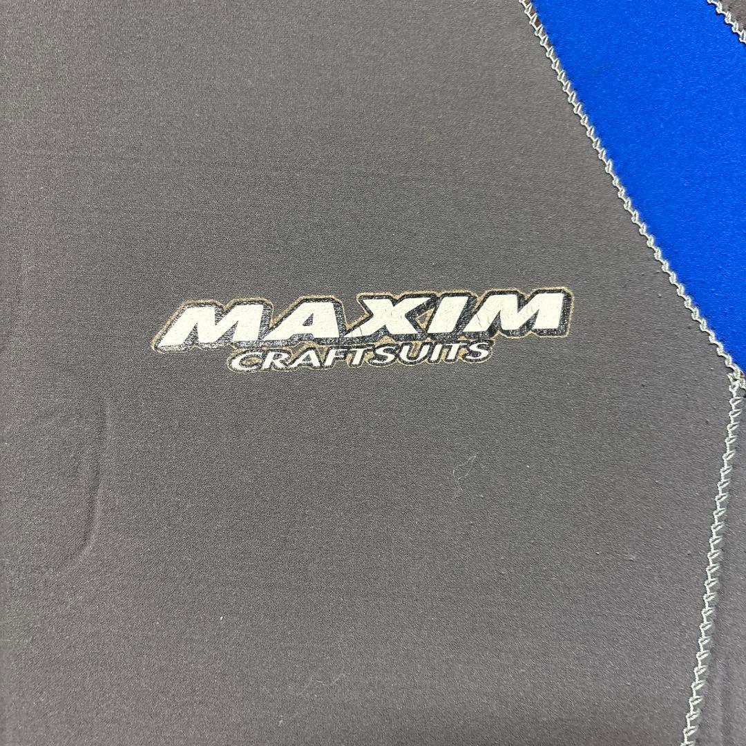 MAXIM サーフィン メンズ3ミリシーガルスーツ グレー/ブルー ML相当