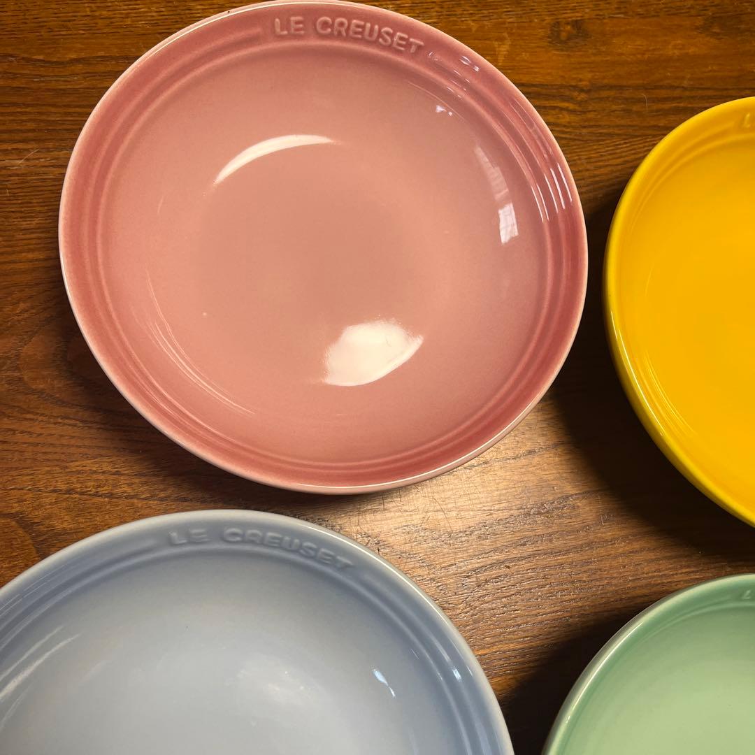LE CREUSET ボウル 4枚セット カラフル