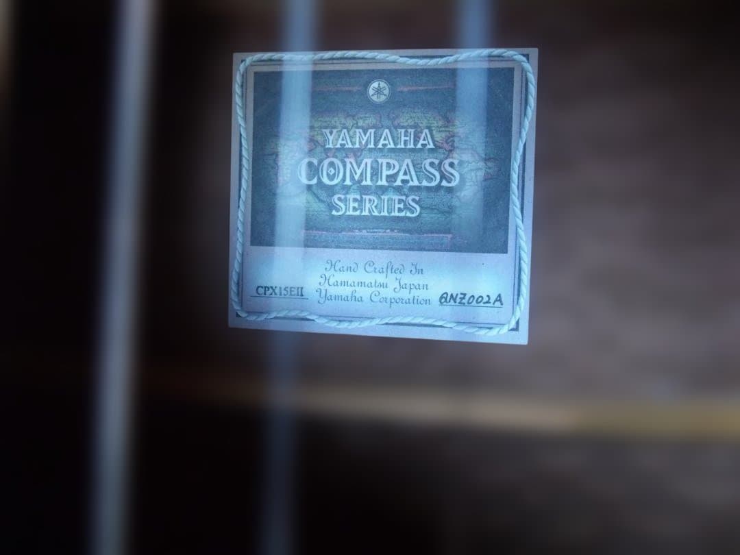 希少YAMAHA CPX15EⅡヤマハエレアコCompass シリーズ上位機種