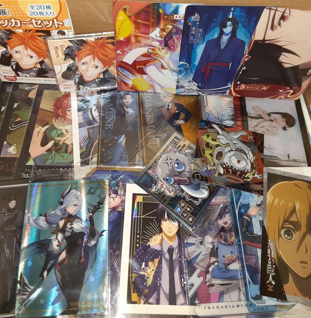アニメグッズ シール・アニメカード 大量 まとめ売り 1200点