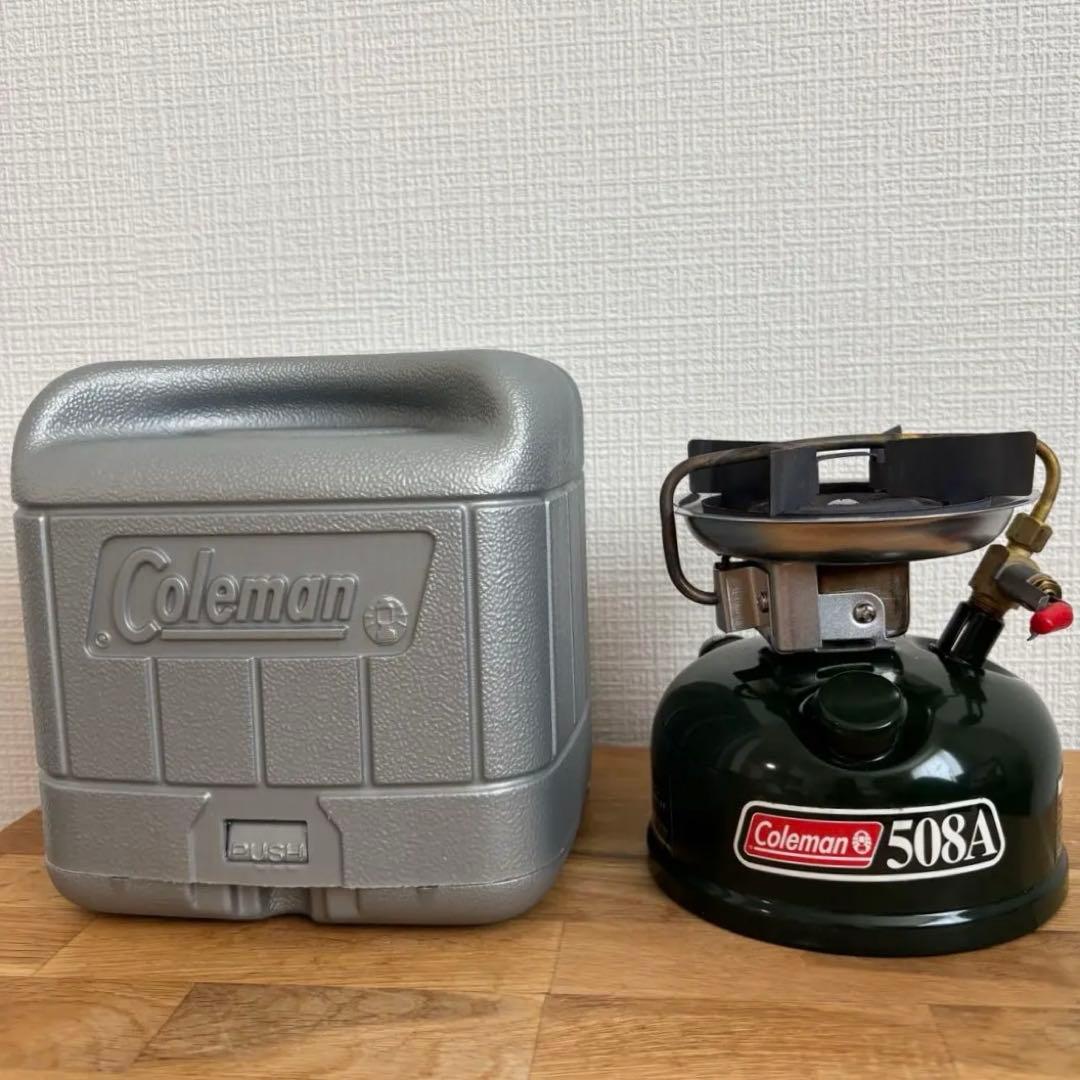 Coleman 508A アルコールストーブ 収納ケース付き　おまけ付き