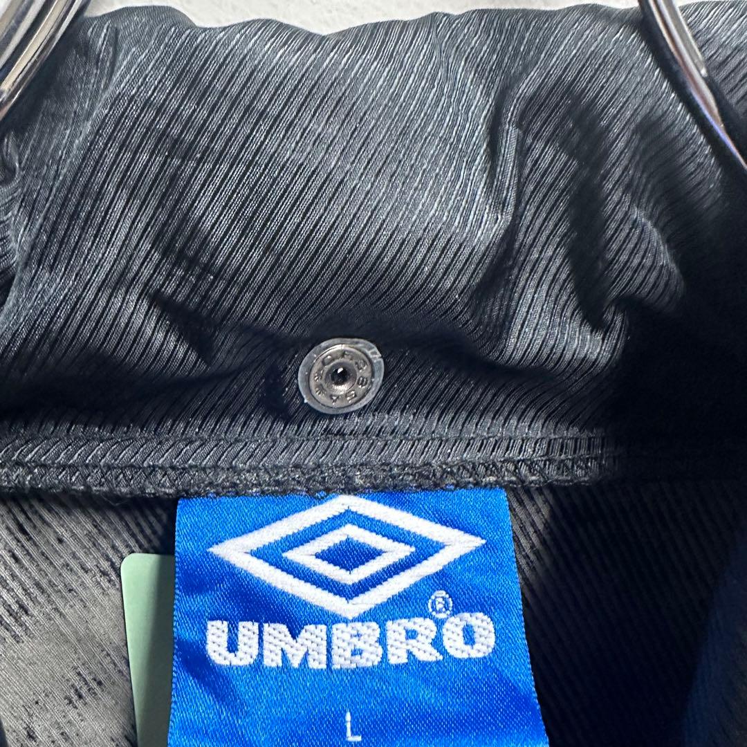 UMBRO 90s インテル　刺繍ロゴ　ナイロンジャケット　裾絞り可能