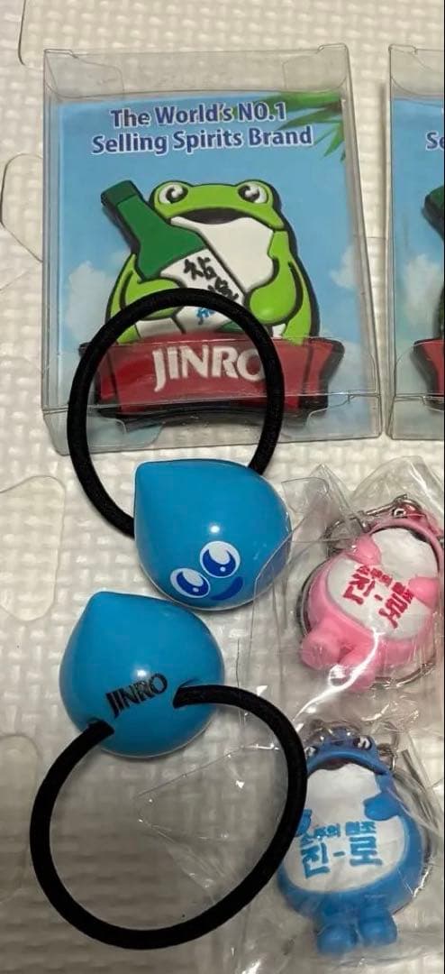 新品未使用★イカゲーム×チャミスルコラボ人形　グラスJINROグッズ1２点セット