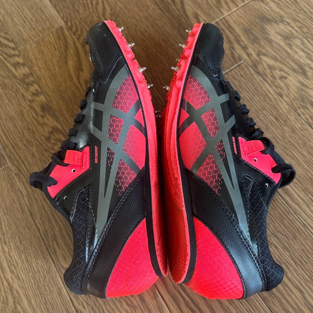 ASICS EFORT 陸上競技用スパイクシューズ ブラック/ピンク