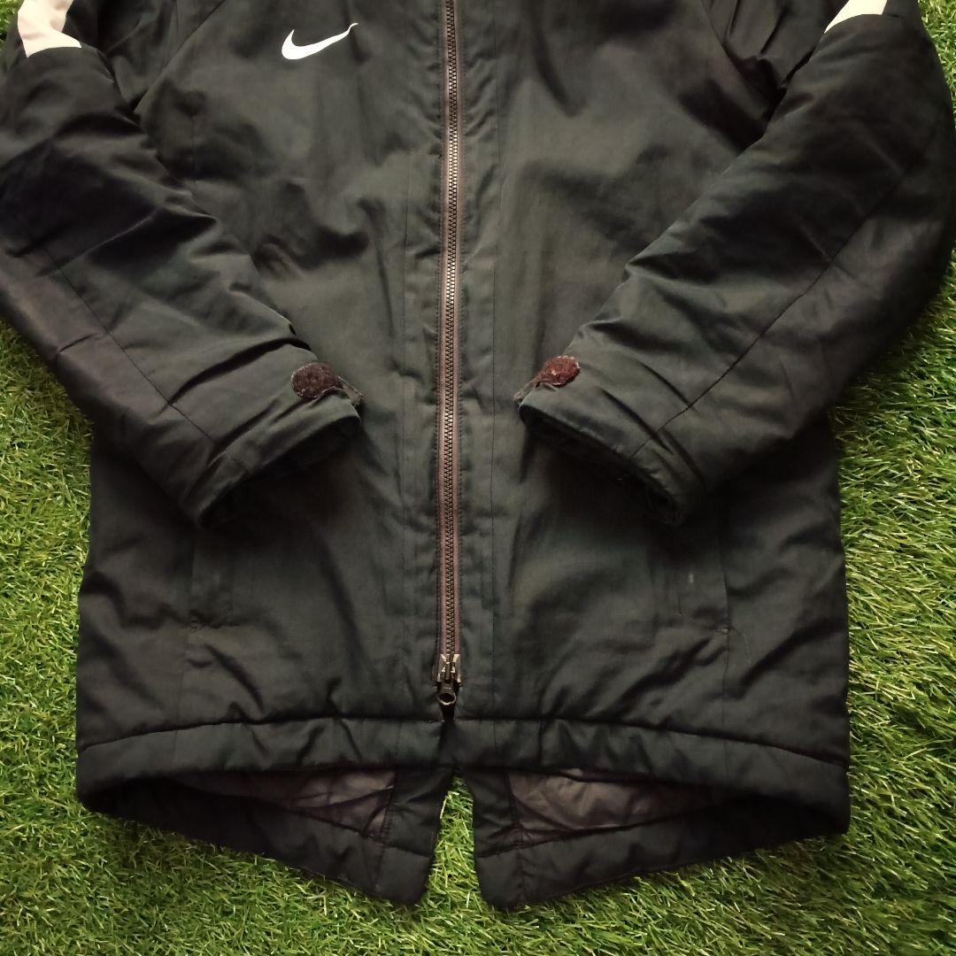 Nike ジュニア フード付きベンチコート Sサイズ ブラック