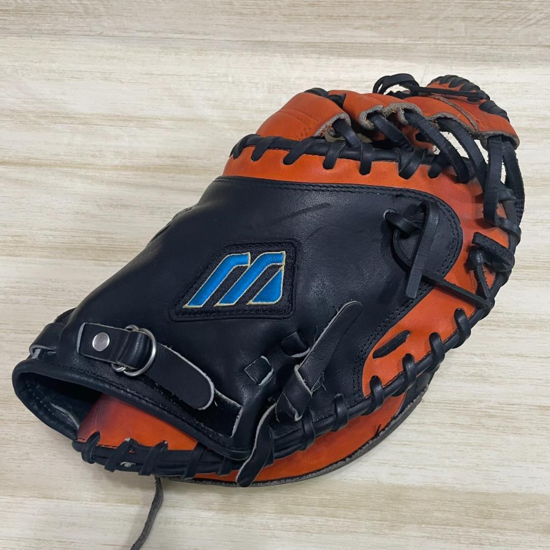 MIZUNO ビューリーグ　キャッチャーミット 黒×オレンジ