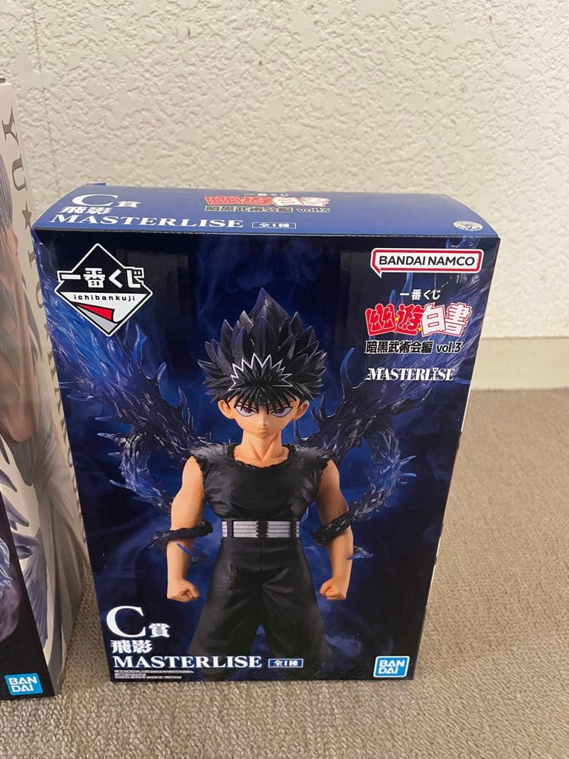 一番くじ幽遊白書　ラストワン賞妖狐蔵馬　C賞飛影　Ｆ賞コンプオマケ