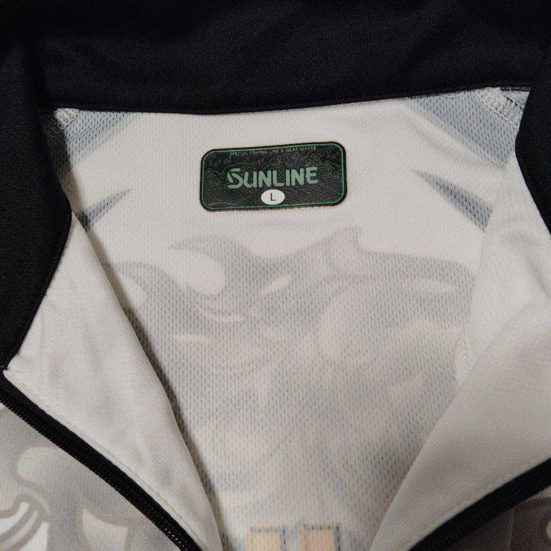 サンライン　SUNLINE　 ハーフジップ　ドライシャツ　長袖　Lサイズ