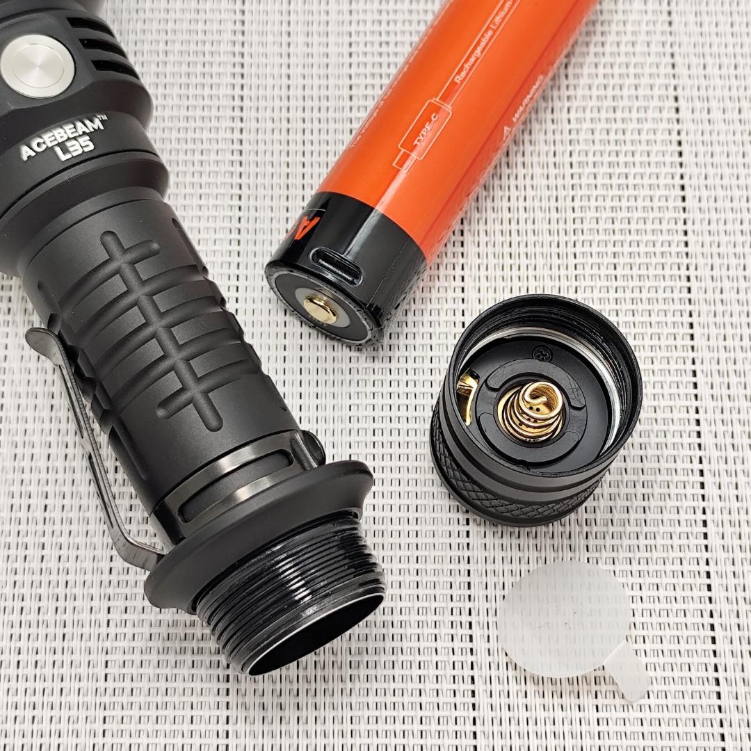ACEBEAM L35 V1 5000K ベゼルリング交換