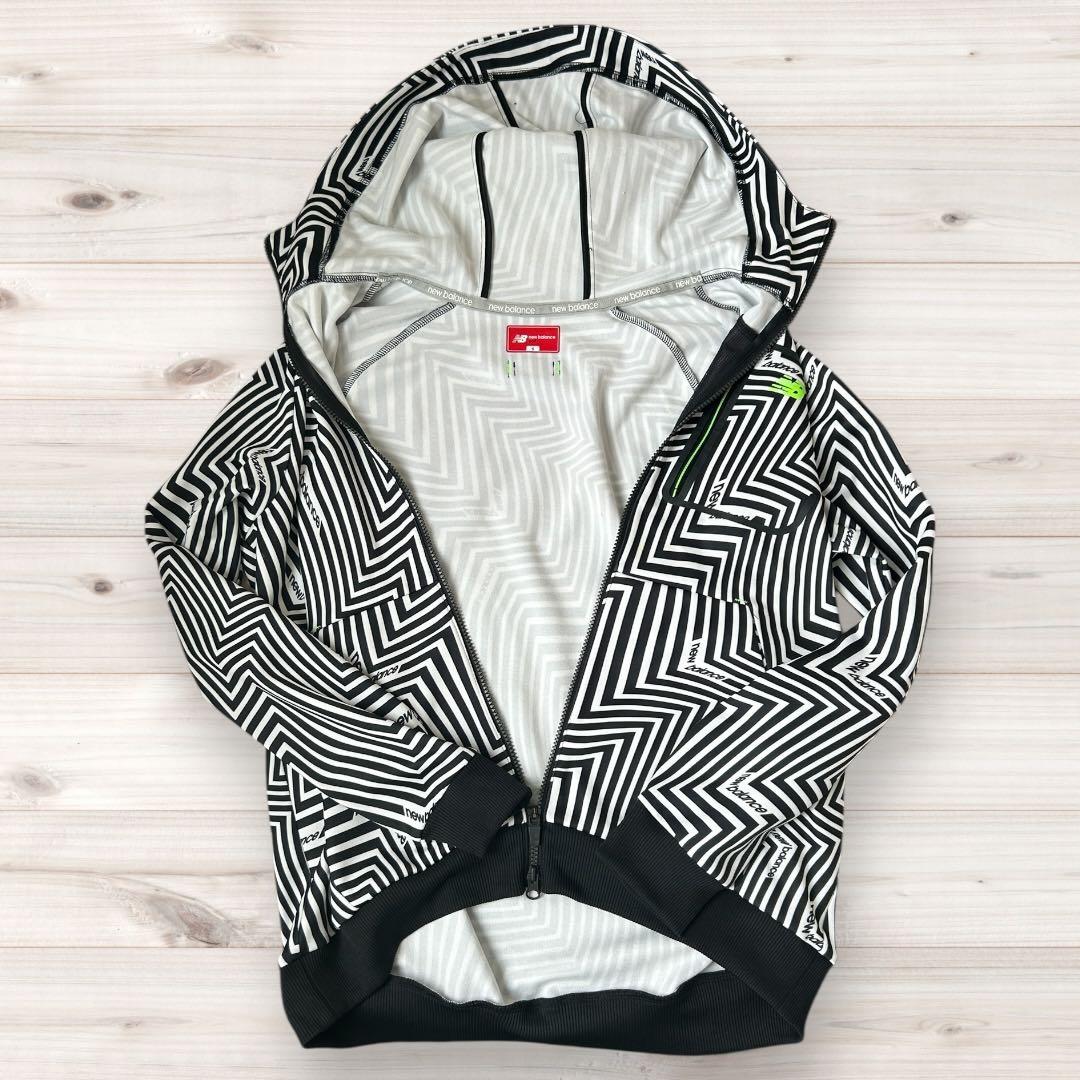 美品✨ニューバランスゴルフ 総柄パーカー サイズ5 newbalancegolf