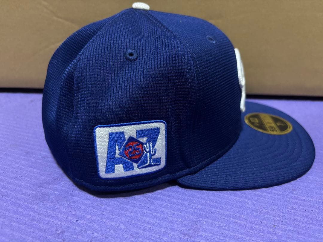 New Era 59FIFTY ネイビーキャップ 7 8/3 ドジャース