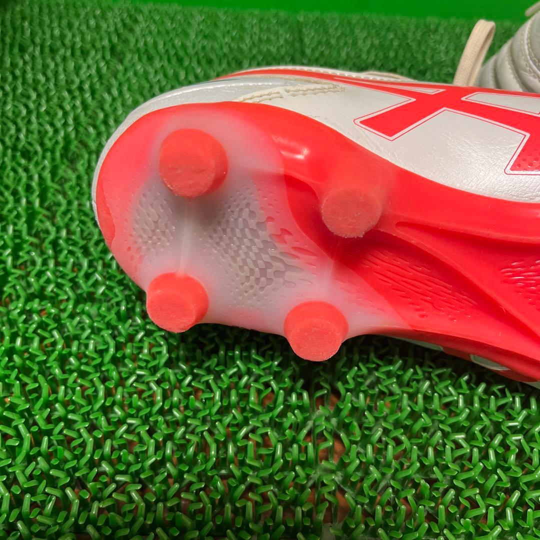 アシックス サッカースパイク DS LIGHT PRO(ホワイト×レッド)