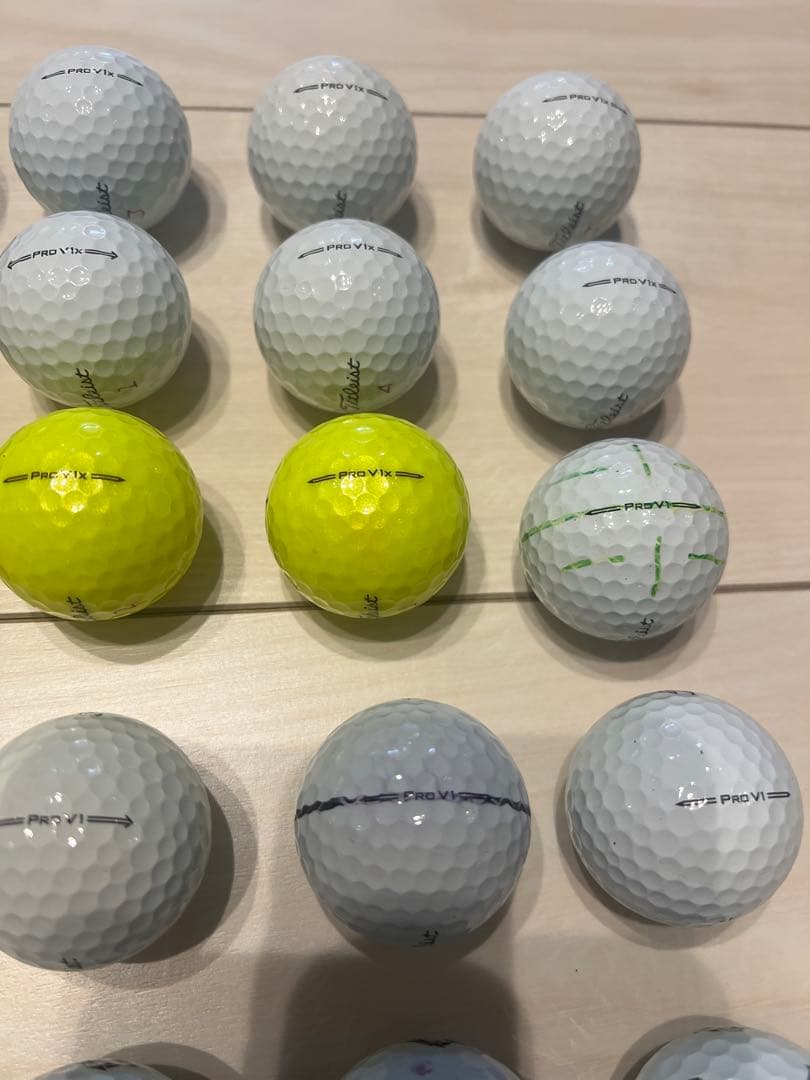 タイト PRO V1／V1X ・テーラーTP5/TP5X 計64個 ロストボール