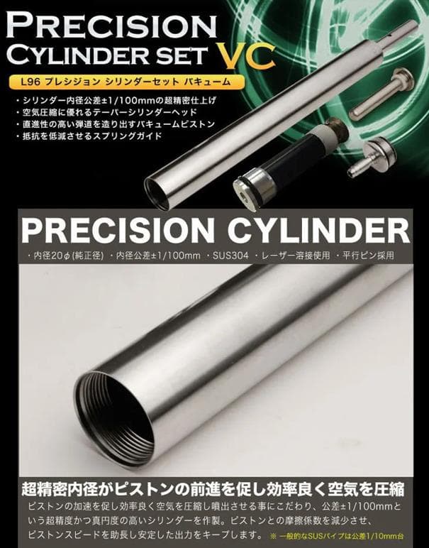 プレシジョンシリンダーSET VC / 東京マルイ L96AWS