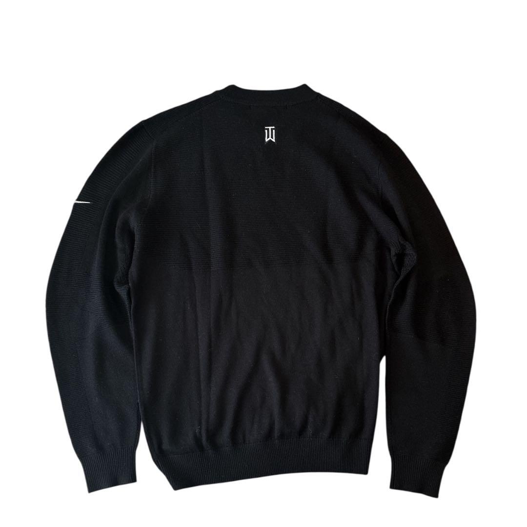 ナイキ タイガーウッズコレクション ニット セーター 黒 DRI-FIT XL