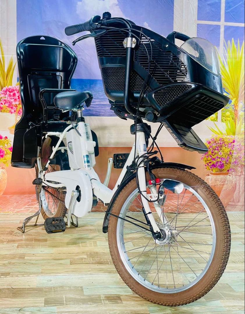 【限定価格！】ギュット⭐️13AHパナソニック子供乗せ電動自転車Y3265