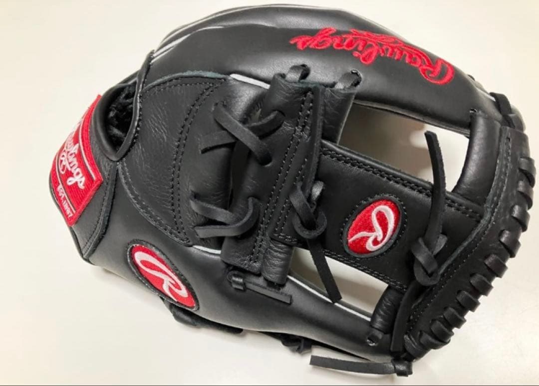 ローリングス黒 Rawlings軟式野球 /ソフトボール兼用グラブ 成人用
