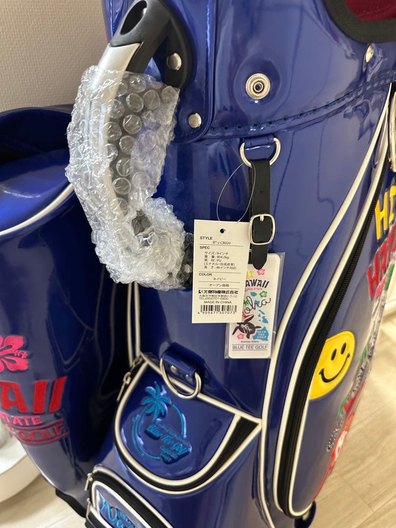 お値引き！！BLUE TEE GOLF CB-020 ネイビー ゴルフバッグ