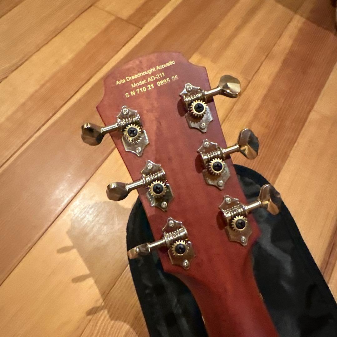 初心者向け！アコギAria Dreadnought ケース付き