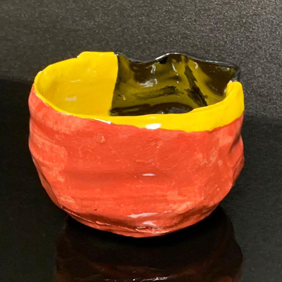 《ヴィンテージ美品レア！》⭐︎ ロスオリベ 茶碗 異色陶芸作家 鈴木五郎 木箱♪⭐︎