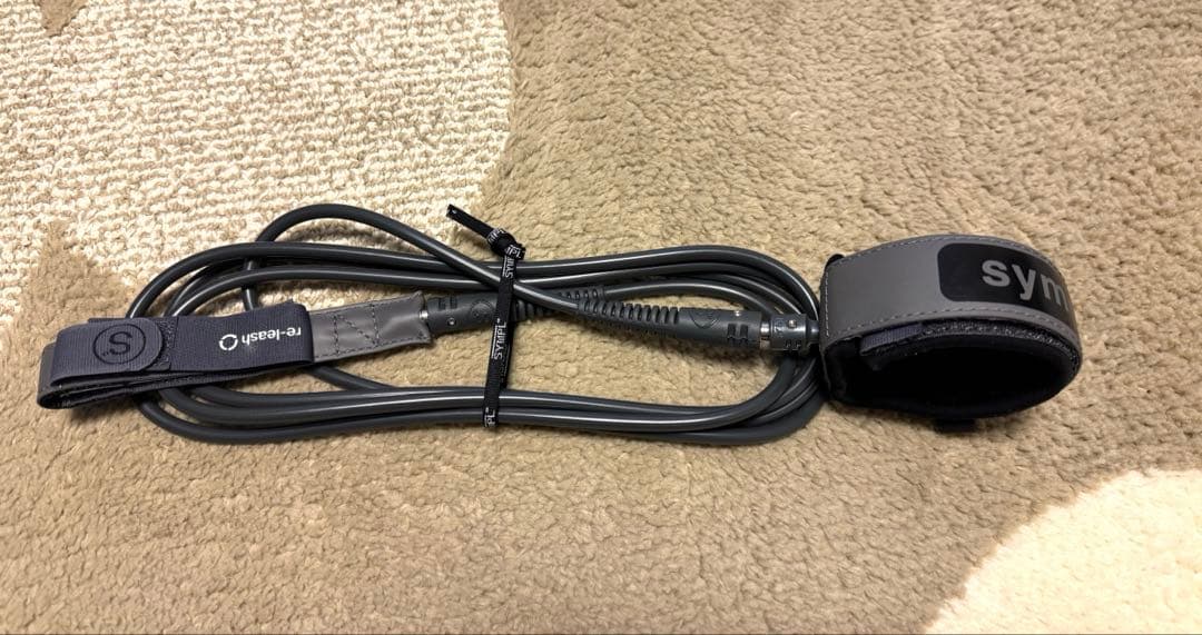 SYMPL°シンプル リーシュコード 9ft 9LOMG 7mm グレー