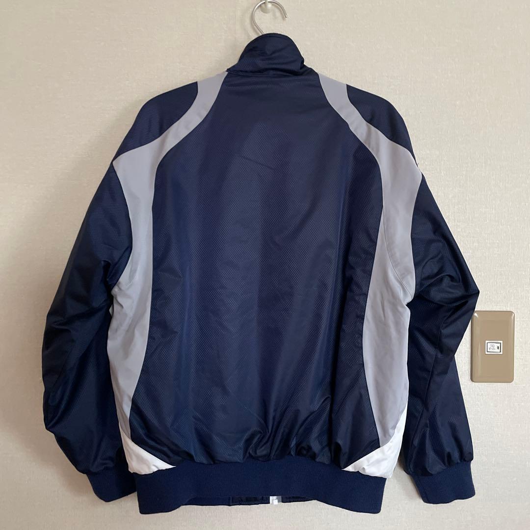 DESCENTE ネイビー グレー ジャケット Mサイズ　野球　グラコン