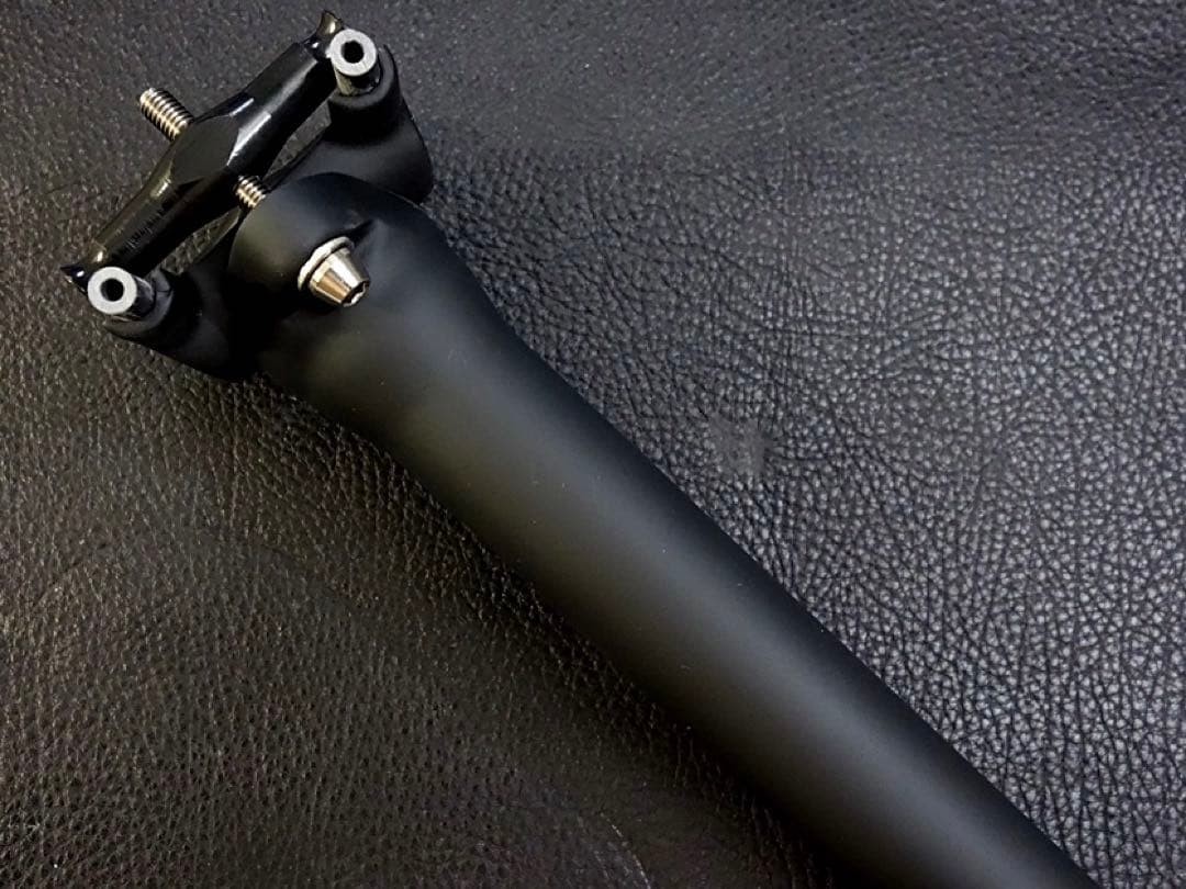 ◆フルUDドライカーボン シートポスト オフセット0 チタンボルト◆25.4mm