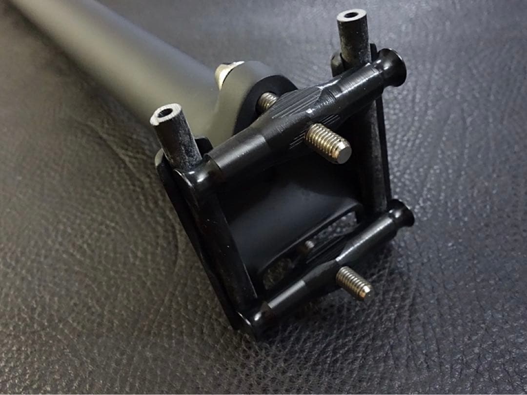 ◆フルUDドライカーボン シートポスト オフセット0 チタンボルト◆25.4mm