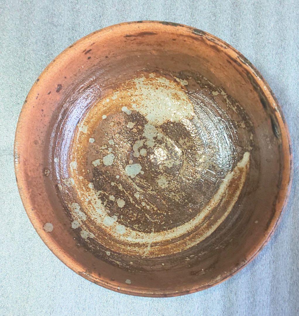 魯山人 料亭 星ヶ岡茶寮 (星岡茶寮）渦文見込 星岡印 平茶碗