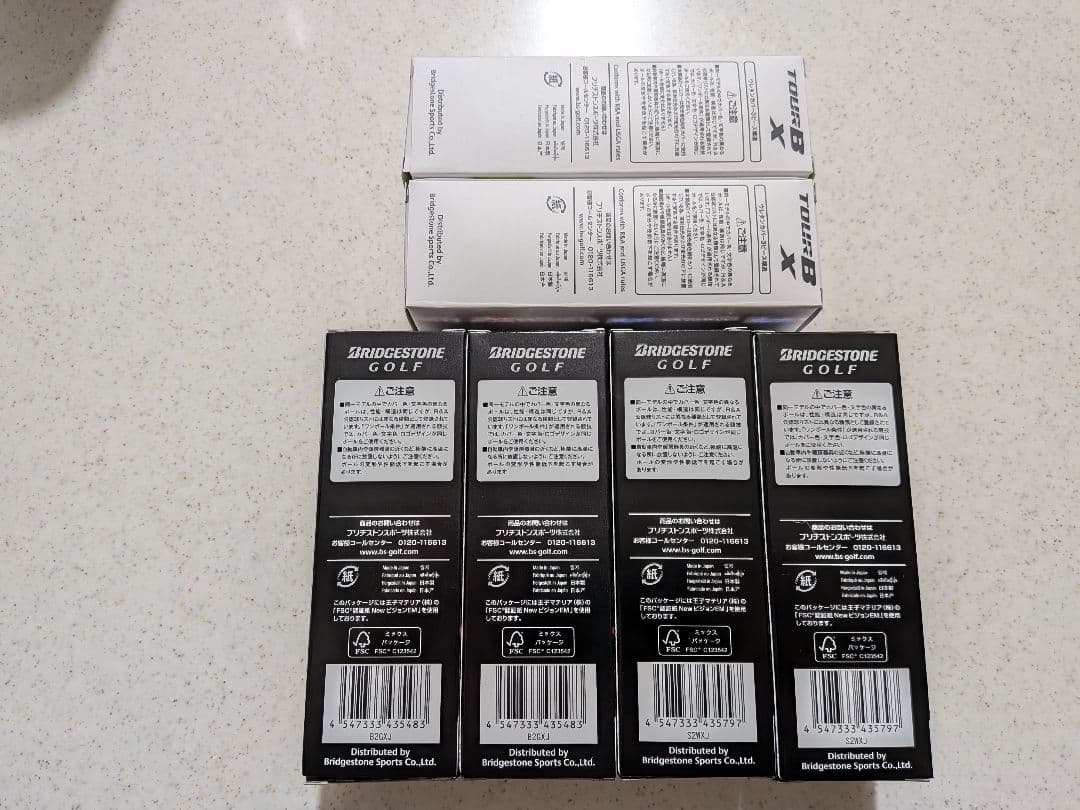 TOUR B X 1ダース TOUR B XS 2スリーブ ゴルフボール 新品