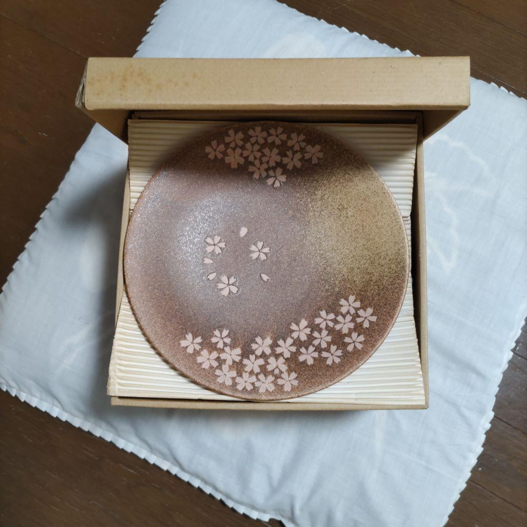 桜模様 陶器皿 大皿2点　小鉢5点　急須　おろし皿　菜箸　セット
