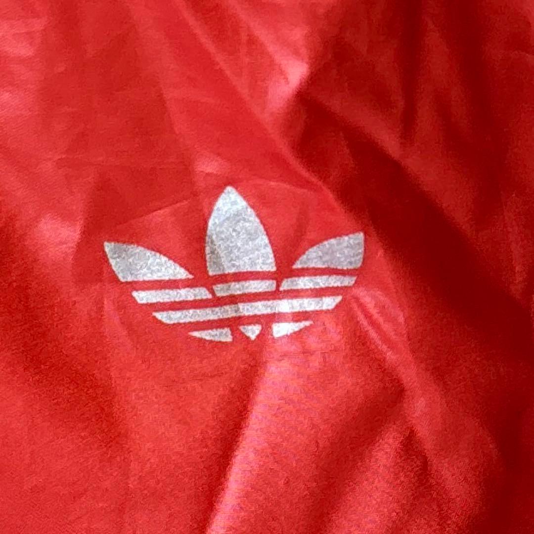 希少 ビンテージ adidas M セットアップ 赤 トレフォイル デサント