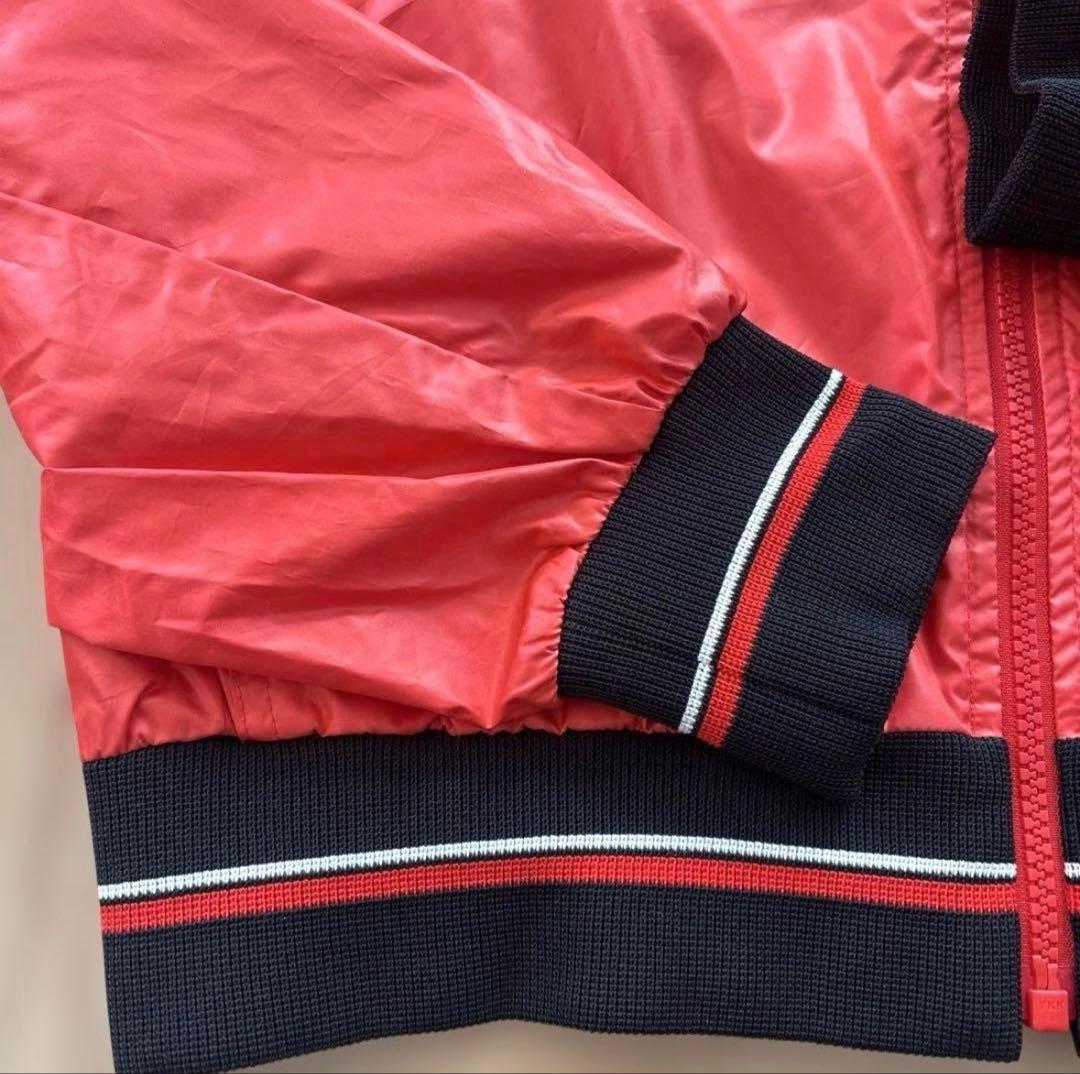 希少 ビンテージ adidas M セットアップ 赤 トレフォイル デサント