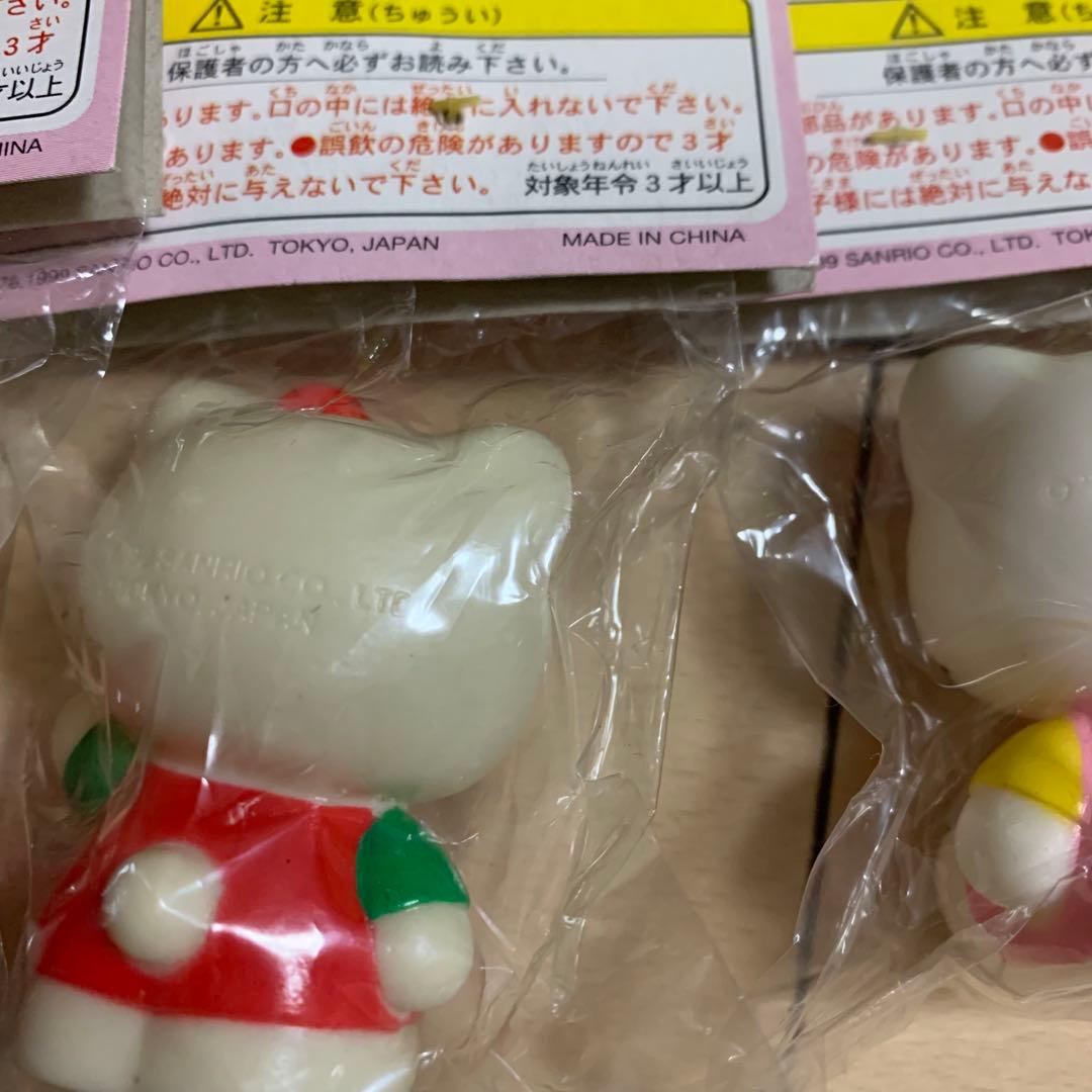 サンリオ　ハローキティ　笛付き　ソフト人形　3種セット