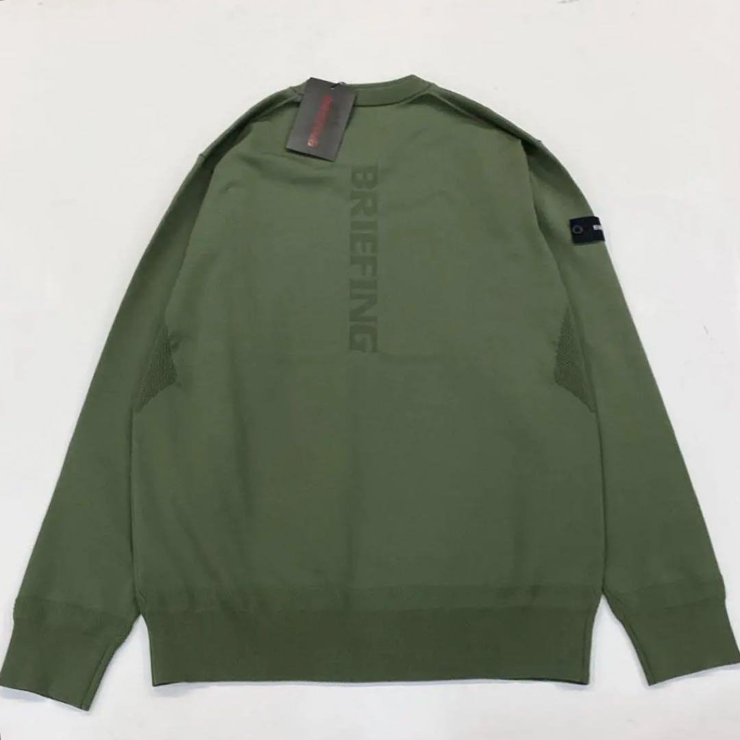 新品　BRIEFING MEN’S WR CREWNECK KNIT L