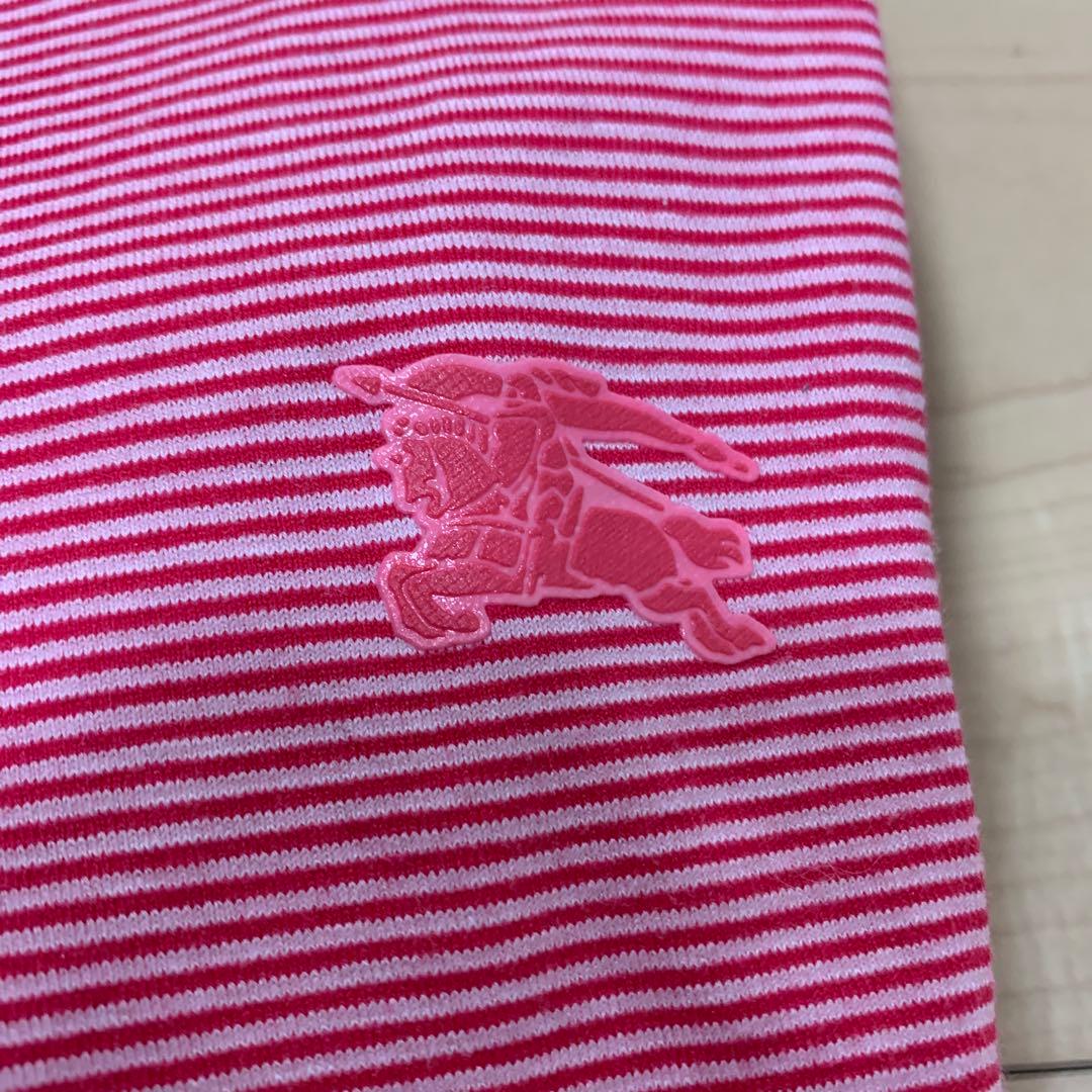✨美品✨バーバリーゴルフネックウエア ピンクのマークがエグ❣️