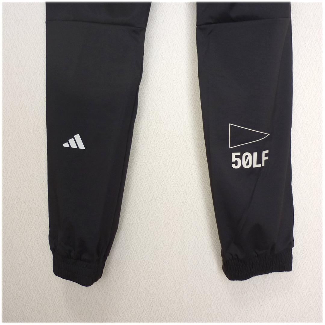 新品(ウエスト82)アディタス ゴルフ 黒ゴルフパンツ 薄手 9分丈パンツ