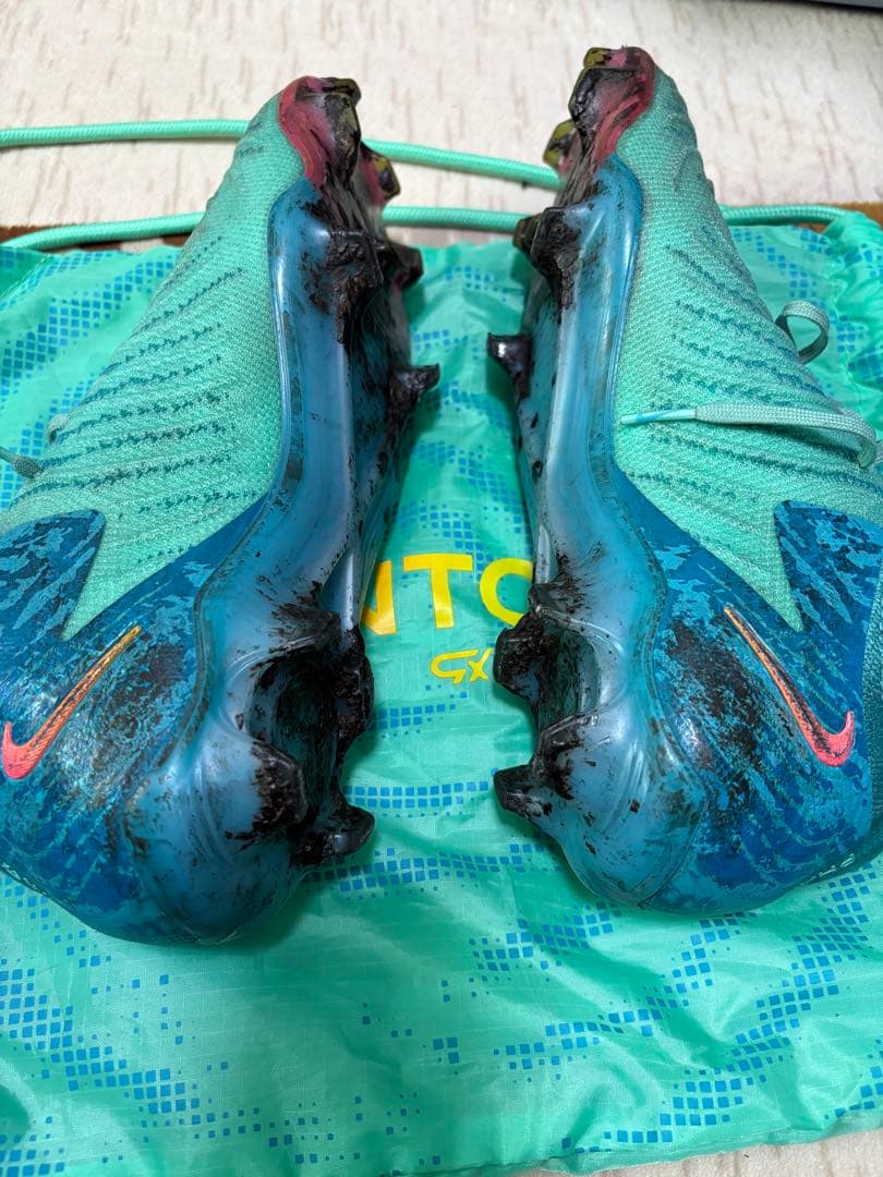 Nike サッカーシューズ 青 収納袋付き