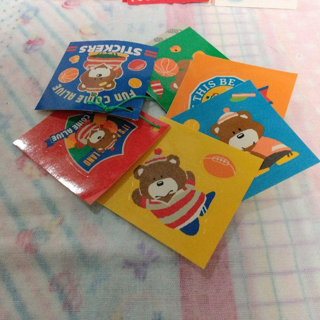 未使用　昭和レトロ　サンリオ　キャラクターシールセット 1985年